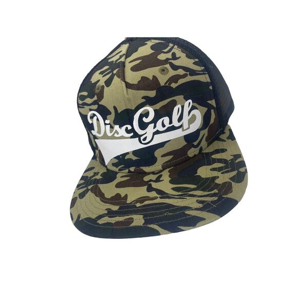 Disc Golf DISCGOLF BASEBALL Logo Hat Trucker Cap Snap Back Disc Golf Vinyl Logo - Picture 8 of 12